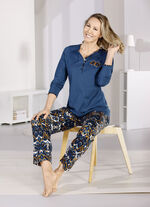 Pyjamas, långärmade och långbyxor med resår i midjan 