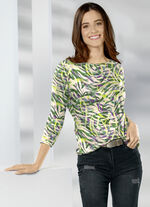 Fantastisk skjorta med en moderiktig platt halsringning 