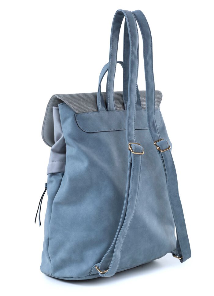 Ryggs&auml;ck med klaff och vridl&aring;s JEANSGR&Aring;