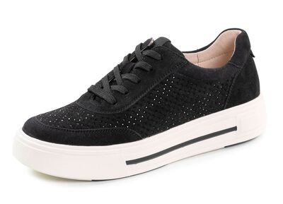 ELENA EDEN Sneakers i fin mocka 