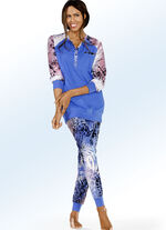 Pyjamas med br&ouml;stficka och l&aring;ng &auml;rm 