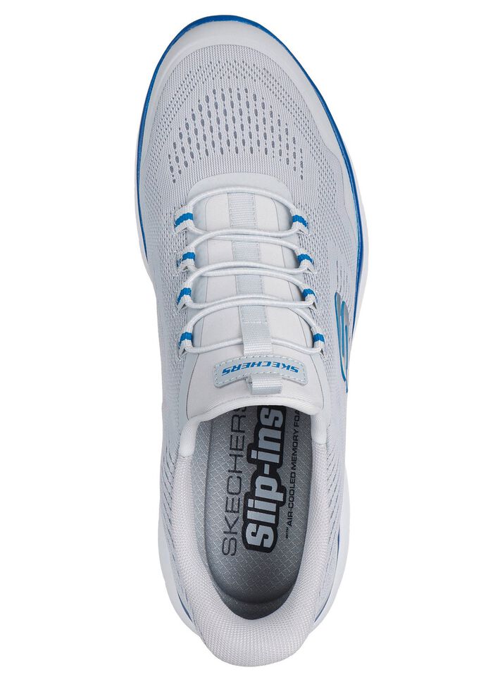SKECHERS, sportiga herrsneakers, med gjuten slip-in-h&auml;lplatta 