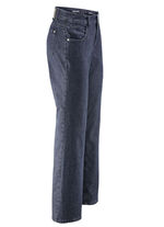 Jeans med moderiktigt bredare ben 