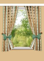 Enkel halsduk i linne-look med universalskena NATURENS F&Auml;RGER