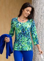 Skjorta med snyggt helt&auml;ckande tryck 