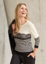 Tr&ouml;ja med spetskant 