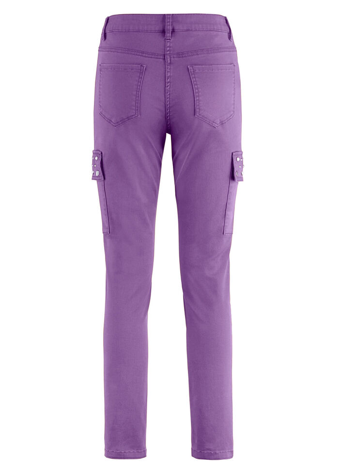 5-ficks cargobyxor LAVENDEL