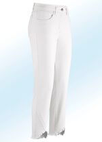 7/8-l&aring;ng byxa med intressanta fransar 