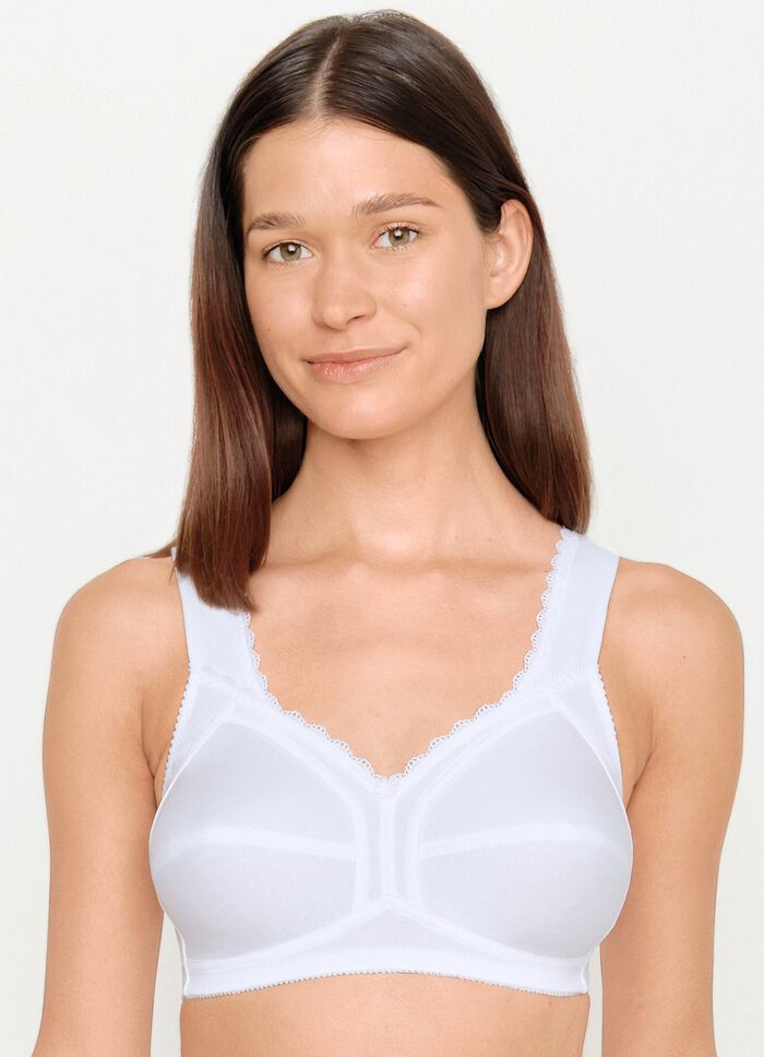 Susa bh med spetskant VIT