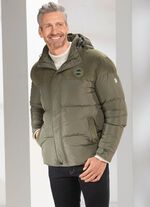 Quiltad jacka med manchesterdetaljer 