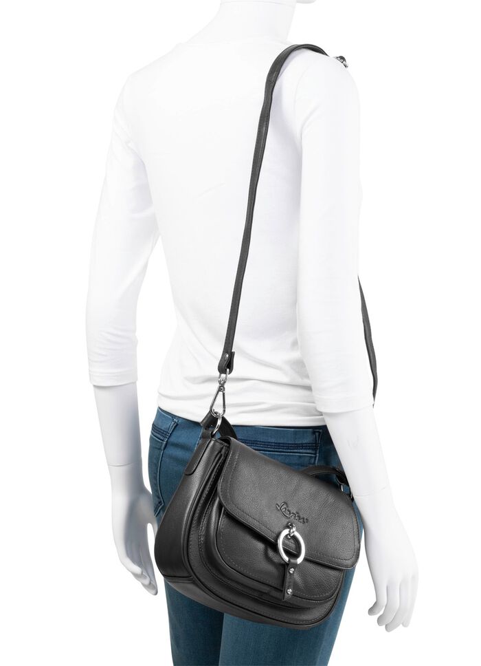 Laurina, v&auml;ska, dam, justerbar axelrem SVART