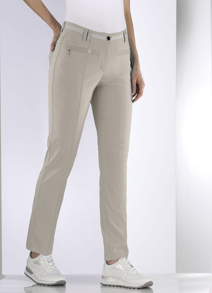 Genomarbetade byxor SAND