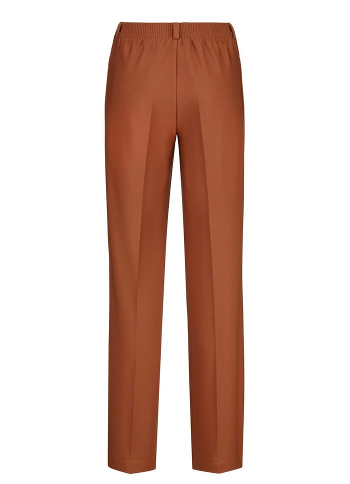 Eleganta byxor med ett distinkt dekorativt h&auml;nge 