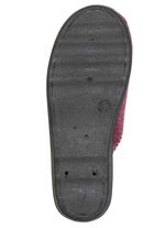 Fodrade damtofflor, med ny ull, 
