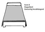 Jacquardbandade överkast och örngott, 