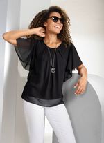 Silverf&auml;rgat halsband med h&auml;nge 