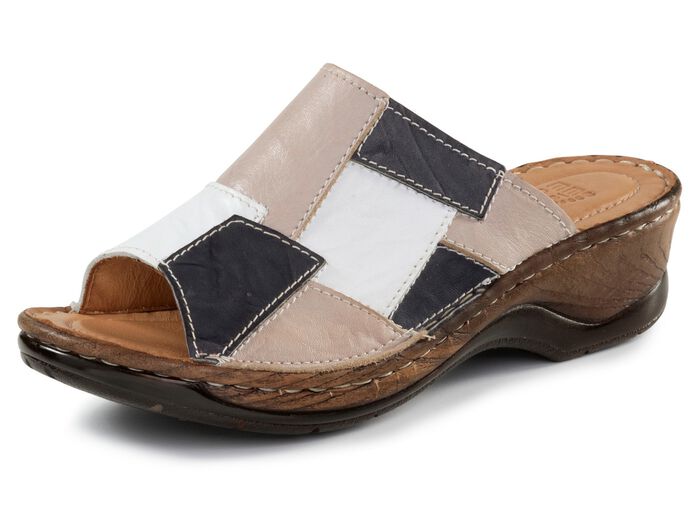 ELENA EDEN mulor med en subtil skrynklig struktur 