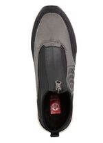 Rieker bootie med blommig pr&auml;gling SVARTGR&Aring;