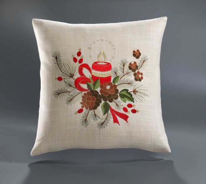 Rumsdekoration med festligt julmotiv FÄRGRIK