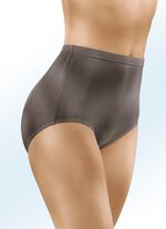 Fyra-pack trosor med elastisk linning 2X TAUPE, 2X SMOKE BLUE