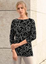 Skjorta med 3/4-&auml;rmar 