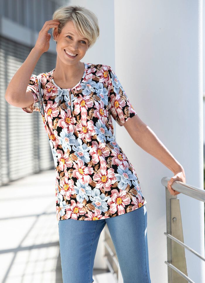 Skjorta med &ouml;gleknappst&auml;ngning 