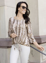 Tunika med vackert tryck 