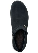 Andningsbara damst&ouml;vlar, vinterskor, bredd K, med dragkedja SVART