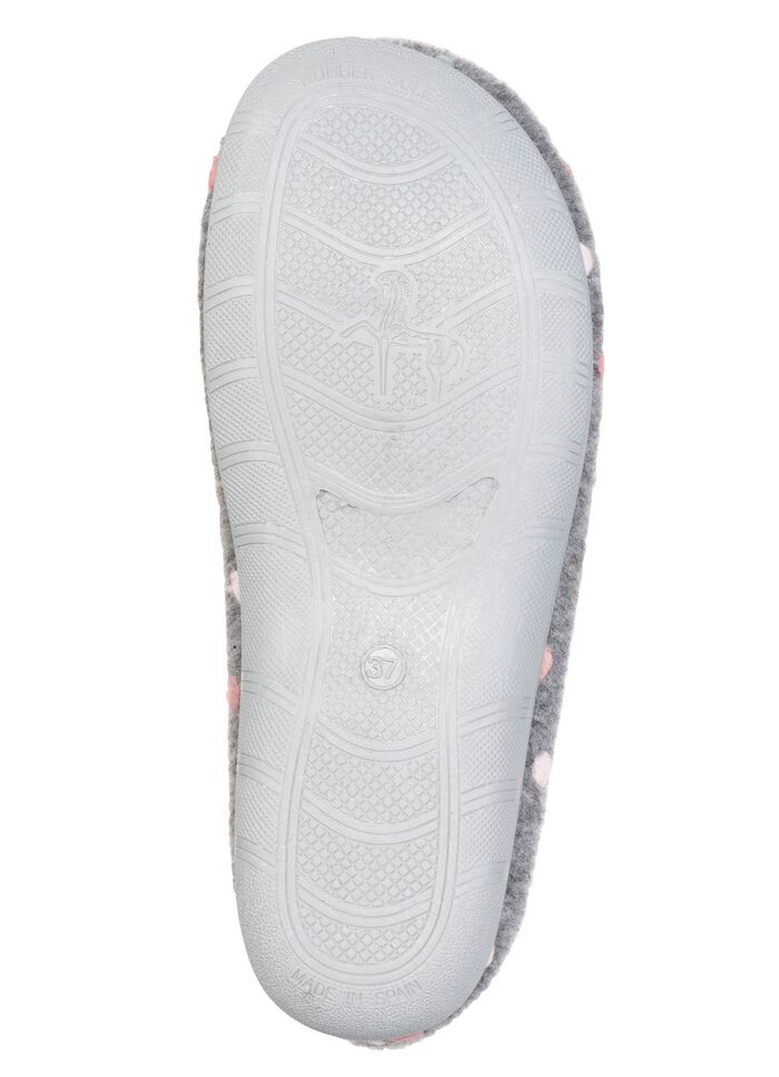 Laurina, klassiska damtofflor med prickbroderi 