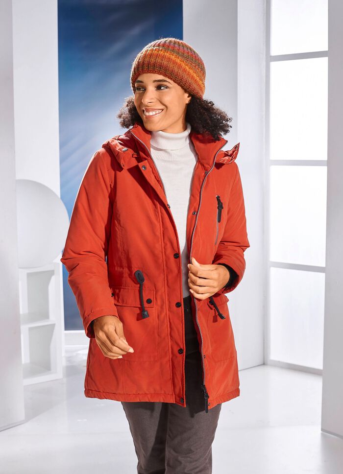 L&aring;ng jacka med 2-v&auml;gs dragkedja 