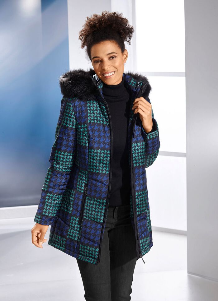 Kavaj med hundtandsm&ouml;nster 