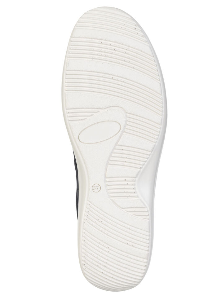 ELENA EDEN, bekv&auml;ma damtofflor, bredd H, med uttagbar fotb&auml;dd MARINE