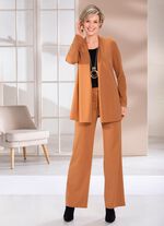 Skjortjacka i st&auml;ngningsfri form i 4 f&auml;rger KAMELE