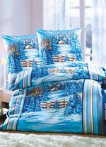 Fint s&auml;nglinne i flanell med Sanfor-finish 