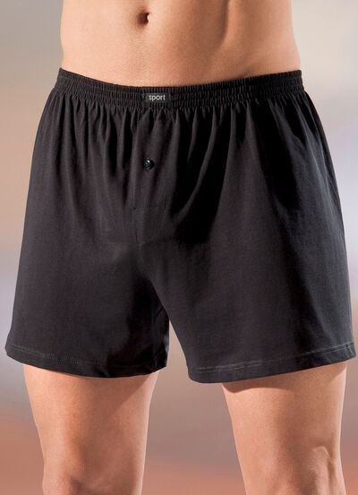 5-pack boxershorts i ekologisk bomull med snitt, enf&auml;rgade och melerade 