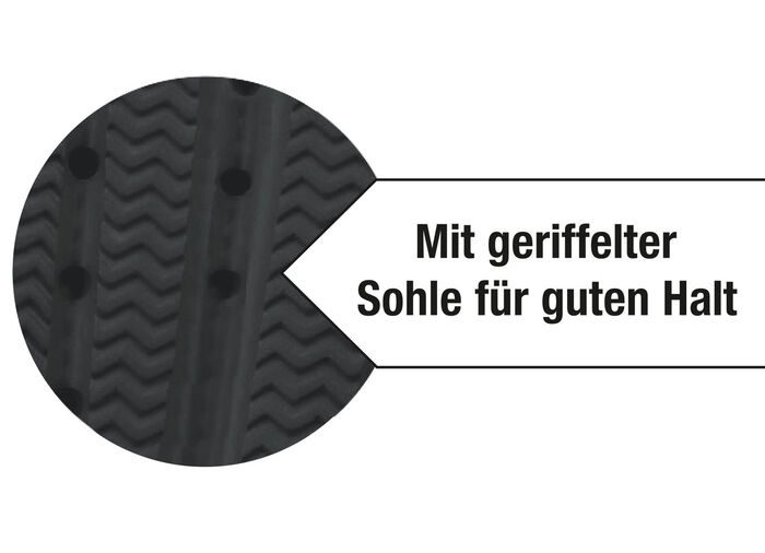 Molntofflor relaxvital med ribbad sula, 