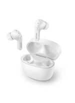 Philips TAT2206BK/00 in-ear-hörlurar inklusive laddningsvagga WEISS