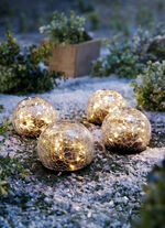 Solar LED-kulor, set om 4 