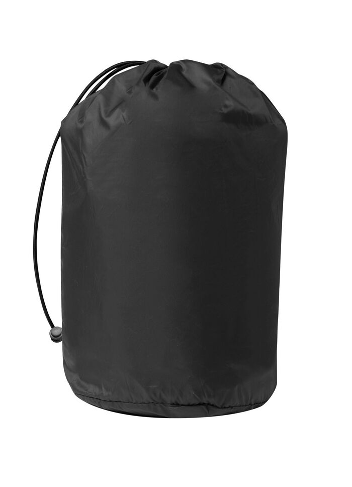 Kort kappa med praktisk v&auml;ska 