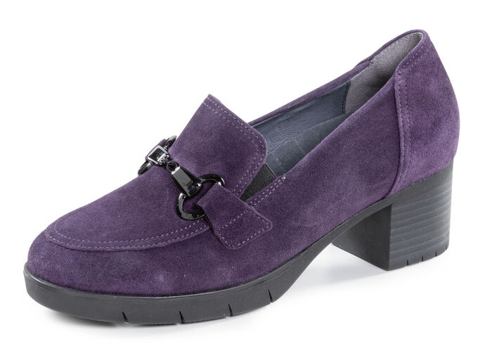 Waldläufer, bekväm damsko, bredd H, med uttagbar fotbädd LILA