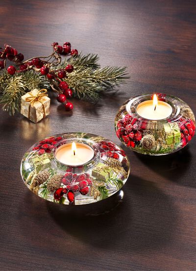 V&auml;rmeljush&aring;llare av munbl&aring;st glas 