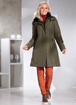 Kort kappa med h&ouml;g b&auml;rkomfort LODENGR&Ouml;N