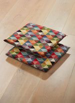 Sittdynor, set om 2, med halkskyddande bel&auml;ggning 