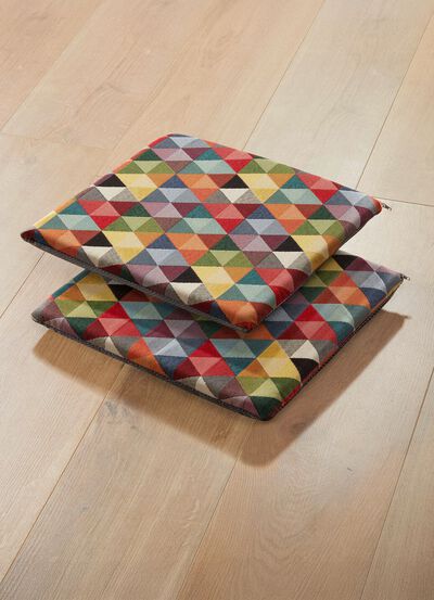 Sittdynor, set om 2, med halkskyddande bel&auml;ggning 