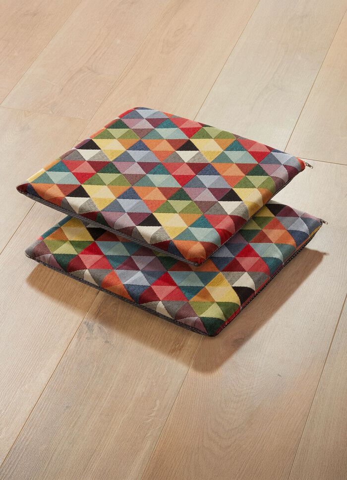 Sittdynor, set om 2, med halkskyddande bel&auml;ggning 