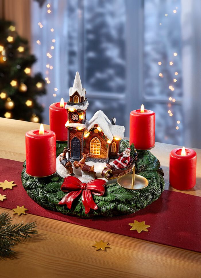 Adevent krans speldosa 