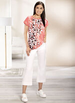 Jeans culottes i 5-ficksform VIT