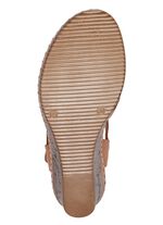 Tvillingsandal av perforerat nappal&auml;der av kohud 