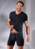 Tv&aring;pack T-shirts med V-ringning 