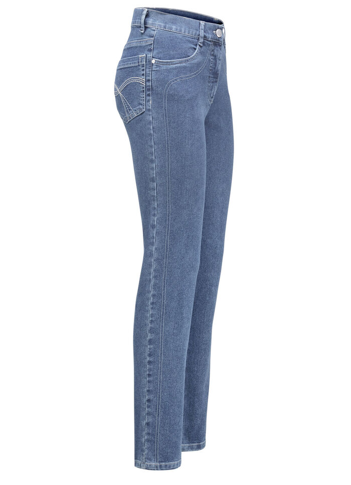 Powerstretch jeans JEANSBLÅ